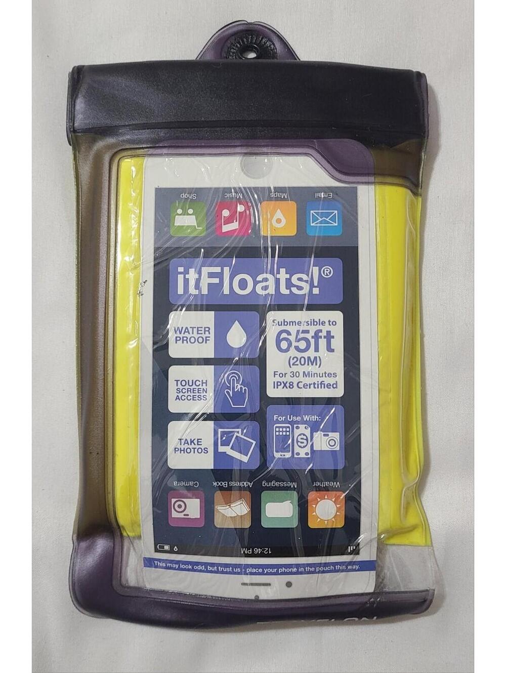 Travelon Itfloats Waterproof Pouch Phones Camera Money Bag Swimming Beach River